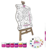 Conjunto de Artes - Painel e Acessórios - Barbie Princesas