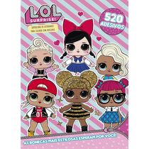 Livro de Atividades e 520 Adesivos - LOL Surprise - Catavento