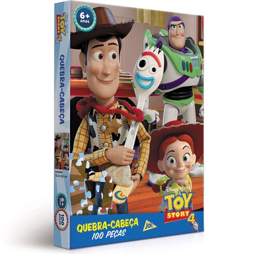 Quebra Cabeça - Toy Story 4 - Disney - 100 Peças - Toyster