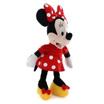 Pelúcia com Sons - Disney - Minnie Mouse - Vestido Vermelho - Multikids