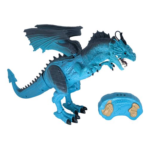 Figura Eletrônica com Controle - Robô - Dragão de Fogo - Polibrinq