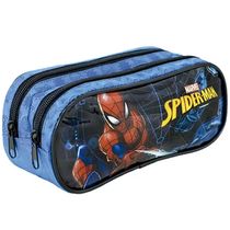 Estojo Escolar Duplo - 21x9 Cm - Disney - Marvel - Spider-Man - Xeryus