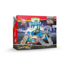Playset e Mini Veículo - Estacionamento Radical - FanFun