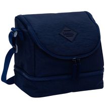 Lancheira Escolar - 20x23 Cm - Lunch Crinkle - Azul - Sestini