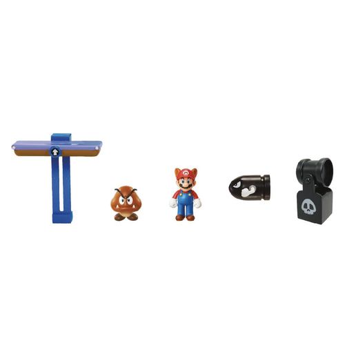 Conjunto de Mini Figuras e Acessórios - Super Mario - Diorama - Candide
