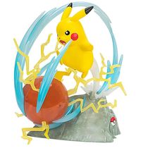 Boneco Pokemon Figura Colecionável De Luxo Pikachu Com Luzes