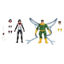 Bonecos Articulados - Marvel Legends Series - Silk e Doutor Octopus - 15 cm - Hasbro