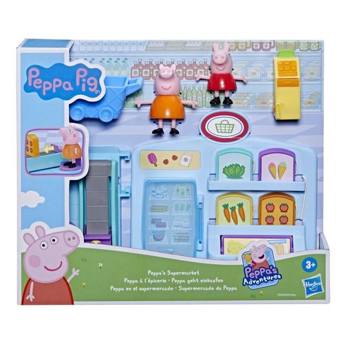 Playset e Mini Figura - Peppa Pig - Supermercado da Peppa - Hasbro
