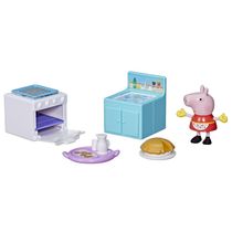 Mini Figura e Acessórios - Peppa Pig - Peppa Adora Cozinhar - Hasbro