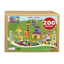 Blocos de Montar - Dismat - Mais Blocos VIII - Blocolândia - 200 Peças