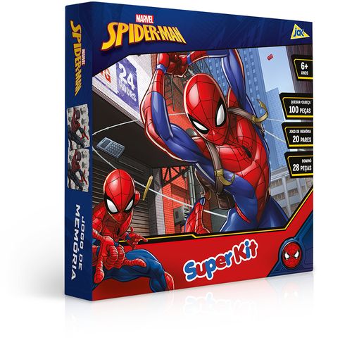 Conjunto de Jogos - Disney - Marvel - Homem-Aranha - 3 Jogos - Jak - Toyster