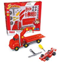 Conjunto de Carrinhos - Senninha - Truck Guincho - Parkitoys