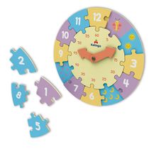 Quebra-Cabeça - TDAH - Relógio Aprendendo as Horas - Xalingo
