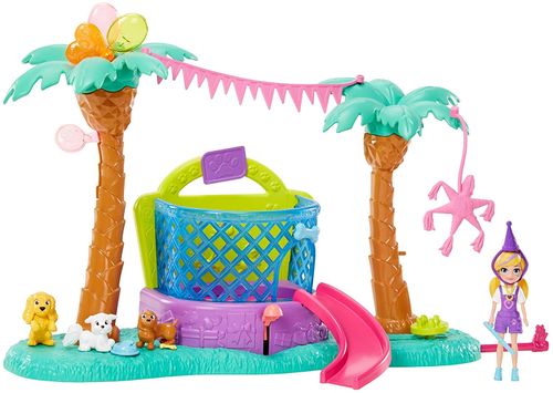 Playset e Mini Boneca - Polly Pocket - Parque Temático De Bichinhos - Mattel