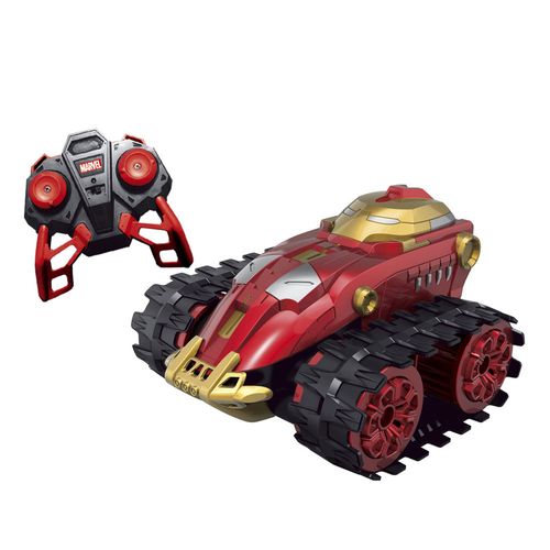 Veículo de Controle Remoto - Disney - Marvel - Homem de Ferro - Autotech Rider - Candide - Vermelho