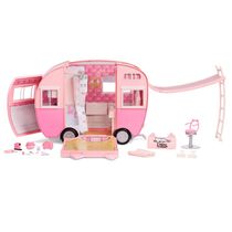 Playset - NaNaNa Surprise - Carro Acampamento Kitty Cat Camper - Mga