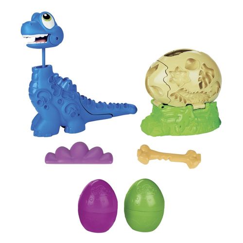 Conjunto Massa de Modelar - Play-Doh - Bronto Pescoção - Dino Crew - 70g - Hasbro