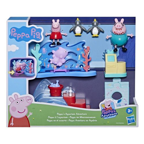 Playset e Mini Figura - Peppa Pig - Aventura no Aquário da Peppa - Hasbro