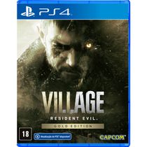 Jogo PS4 - Playstation - Resident Evil Village - Gold Edition - Azul - Sony