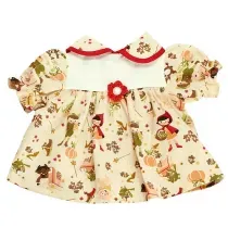 ROUPA BONECA BABY ALIVE COMILONA E GUIGUI - VESTIDO CHAPEUZINHO - CASINHA 4