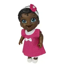 KIT ROUPA BONECA BABY ALIVE  - VESTIDO POÁ PINK - CASINHA 4