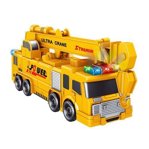 Caminhão Guincho Transformável - Toyng - Amarelo