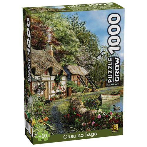 Quebra-Cabeça - Casa no Lago 1000 Peças - Grow
