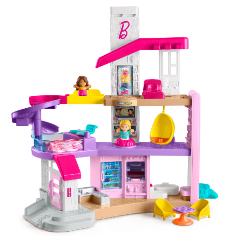 Brinquedo Infantil Casa De Boneca Malibu Barbie Mattel - Papellotti