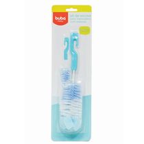 Kit Escovas 2 peças para Mamadeira Azul