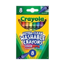 Giz de Cera - Color Max - Lavável - 8 Cores - Crayola