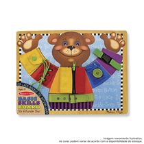 Blocos de Encaixe - Madeira - Ursinho - Cores Sortidas - Melissa And Doug