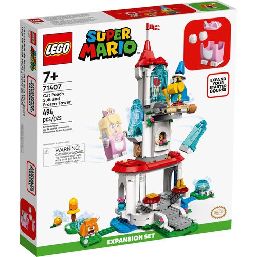 LEGO - Super Mario - Pacote De Expansão Traje Peach Gata E Torre Gelada - 71407