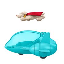 Figura de Ação e Veículo - DC - Liga dos Superpets - Super Launch Krypto e Superdog Krypto - Mattel