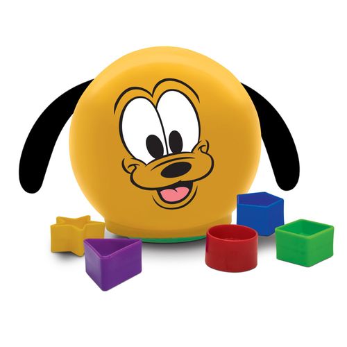 Conjunto Figura E Acessórios - Encaixe Formas - Disney - Pluto - Elka