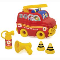 Veículo De Atividades Com Acessórios - SOS Resgate - Bombeiro - Elka