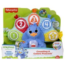 Brinquedo Bebês - Linkimals Pavão Penas Coloridas - Fisher Price - Colorido