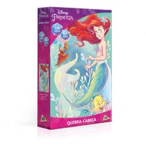 Quebra-Cabeça - Disney Princesa - 100 Peças - Jak - Pequena Sereia - Toyster