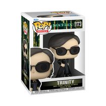 Mini Boneco - The Matrix 4 - Trinity - Funko - Preto - New Toys