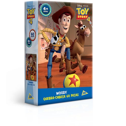 Quebra-cabeça - 60 peças - Toy Story 4 - Woody - Jak - Toyster