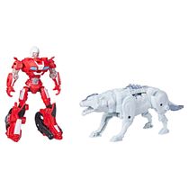 Transformers Beast Combiners - 2 Figuras de 12,5 cm - Arcee e Silverfang - MV7 - F4618 - Hasbro