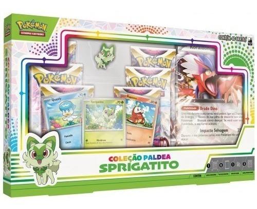 Pokémon Box Coleção Paldea Sprigatito