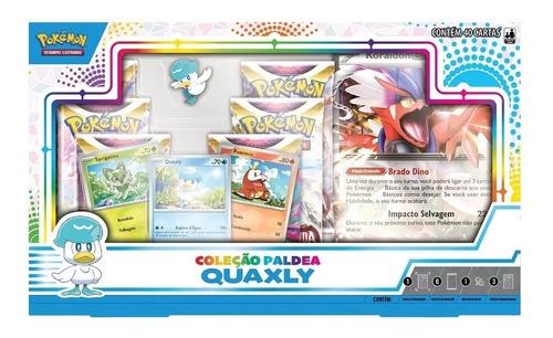 Pokémon Box Coleção Paldea Quaxly