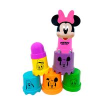 Brinquedo Infantil - Copinhos Divertidos Empilháveis - Disney Baby - Minnie - Yes Toys