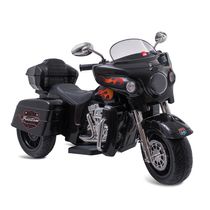 Mini Motocicleta Elétrica - King Rider - 12V - Bandeirante - Preta