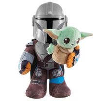 Conjunto de Pelúcia com Som - Disney - Star Wars - The Mandalorian e Grogu - Mattel