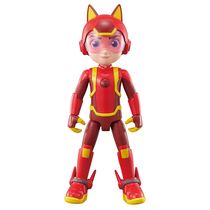 Boneco Articulado - Petronix Defenders - Matt - Com Som - Vermelho - Fun