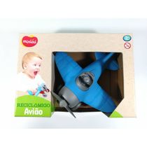 Reciclamigos - Mini Avião - Minimi - Azul - New Toys