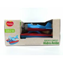 Reciclamigos - Hidro Aviao - Minimi - Azul - New Toys