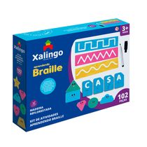 Jogo Educativo - Aprendendo Braille - 102 Peças - Xalingo