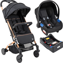 Carrinho de Bebe Bebe Conforto Base Burigotto Zap Metal Cobre